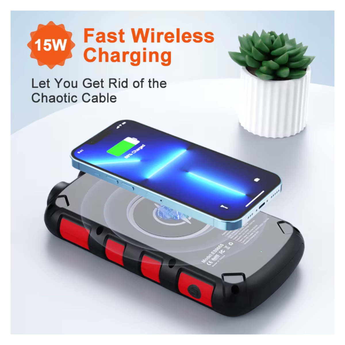 ES965S  Solar USB Power Bank 20000mAh