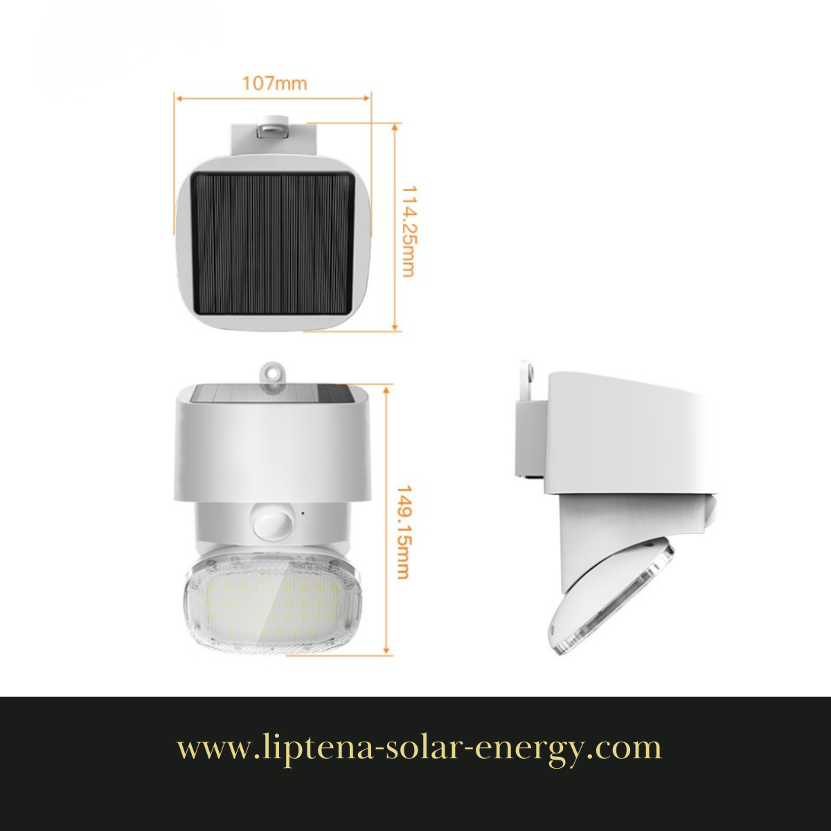 Lampe de sécurité solaire à LED