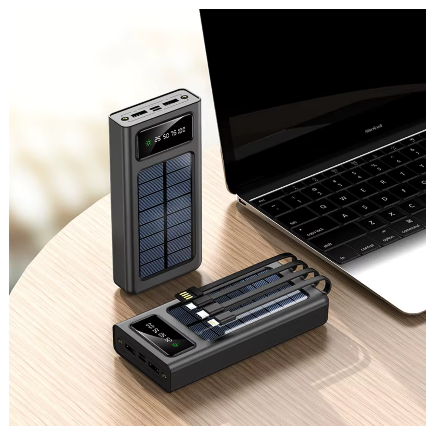 New Solar USB Power Bank 50000mAh