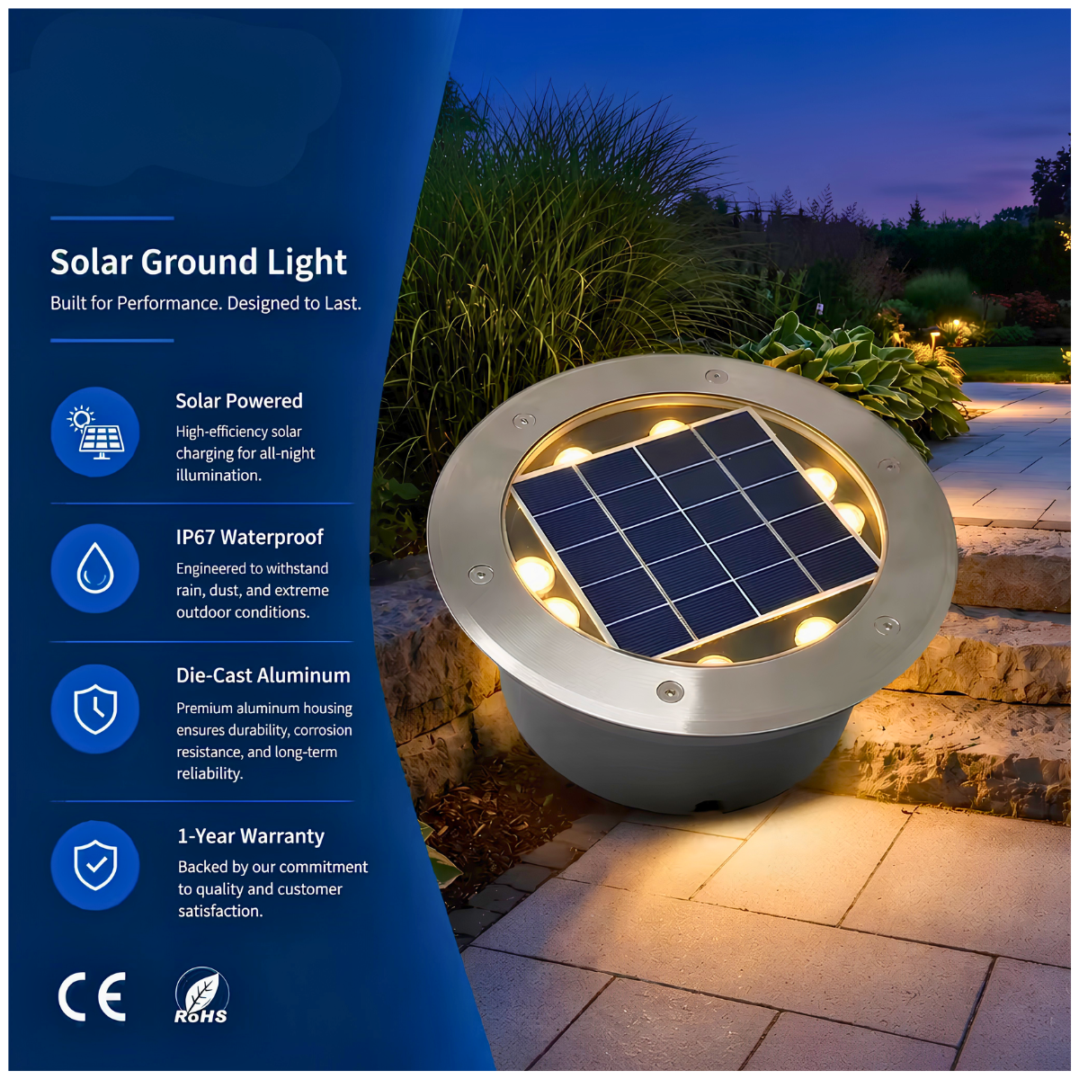 Solar LED In-Ground Light