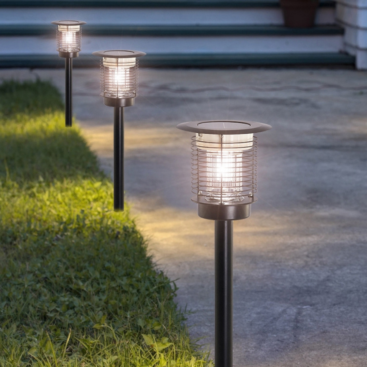 Lámpara solar LED antimosquitos