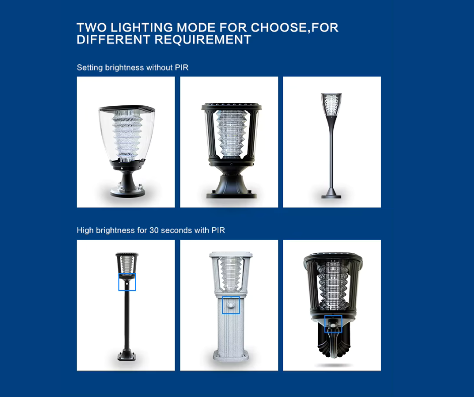 Lámpara solar LED de jardín