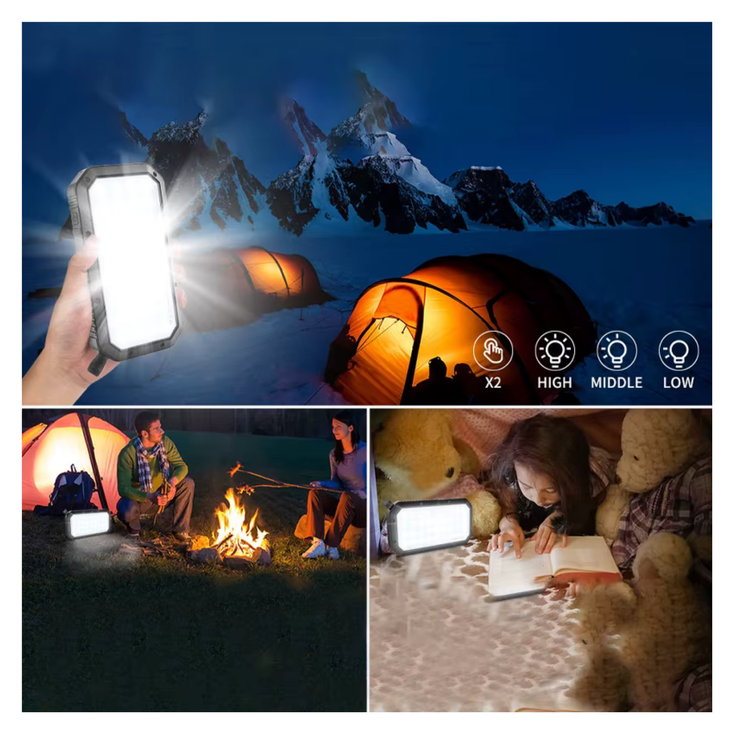 Solar USB Power Bank 20000mAh