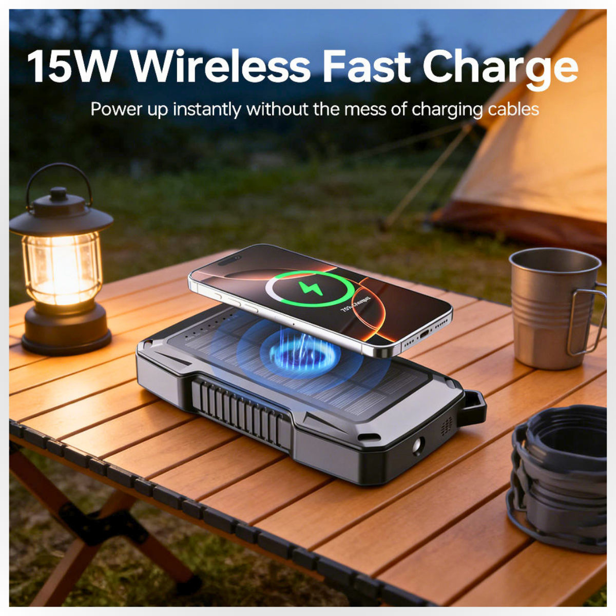 Solar USB Power Bank 50000mAh