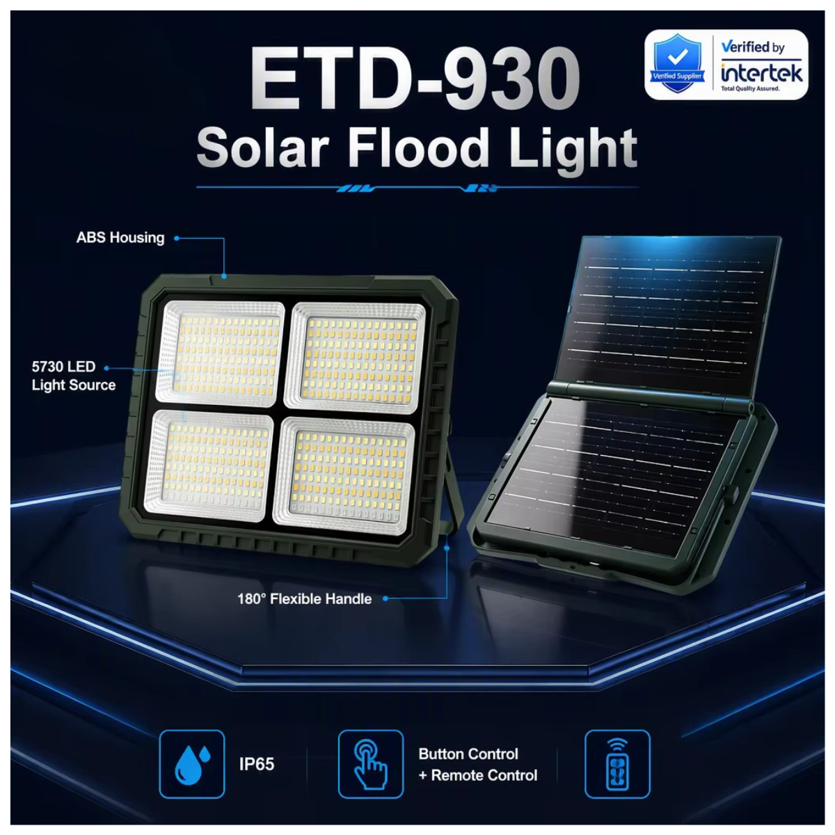 Projecteur solaire avec fonction power bank