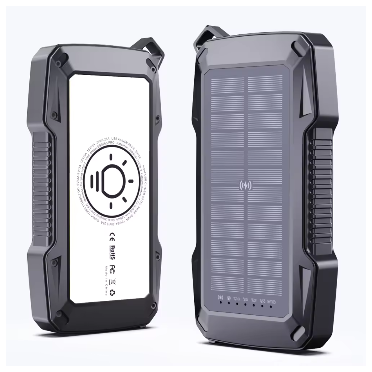 Solar USB Power Bank 50000mAh