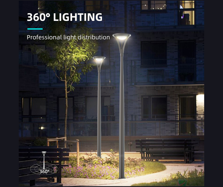 Réverbère LED Solaire Premium