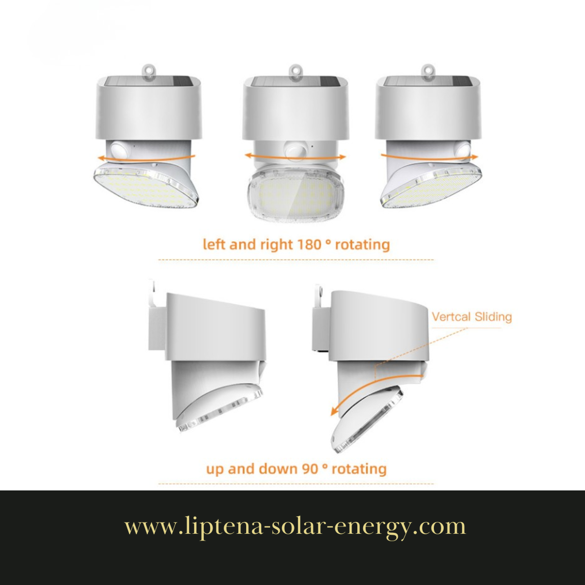 Lampe de sécurité solaire à LED