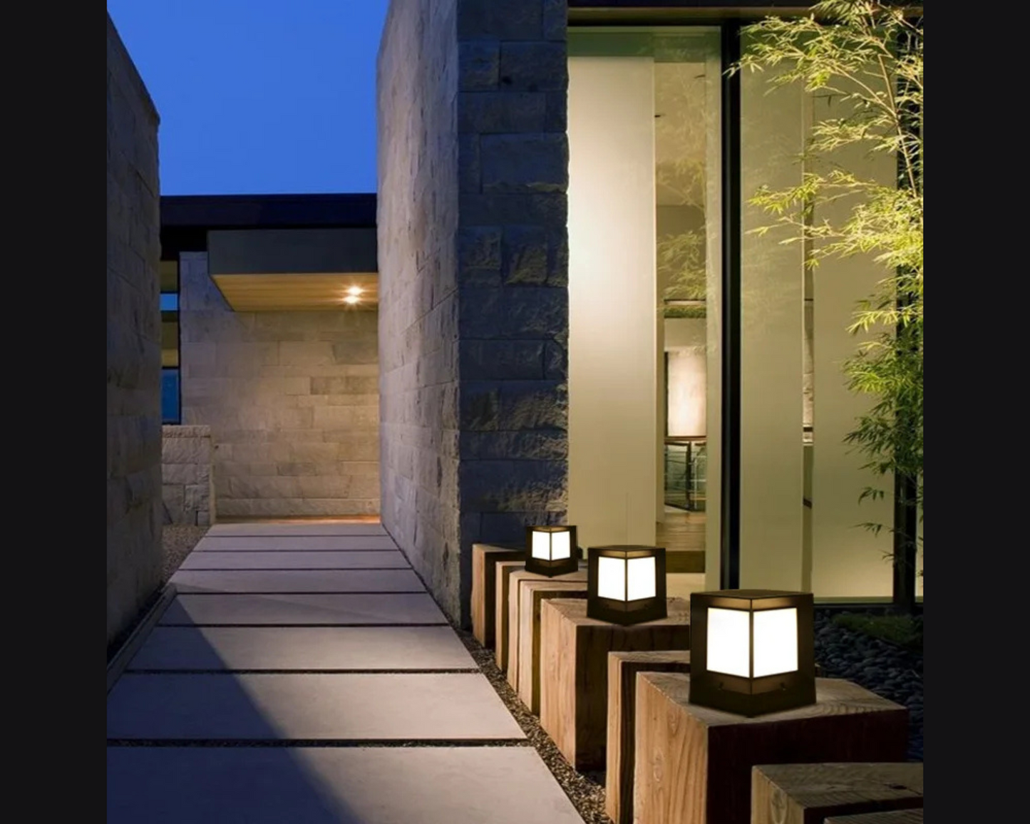 Lampe LED Solaire de Pilier