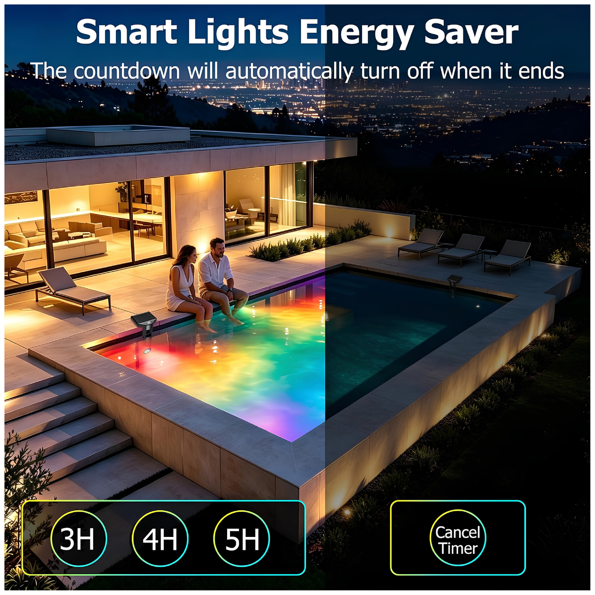 Solar RGB Pool Light