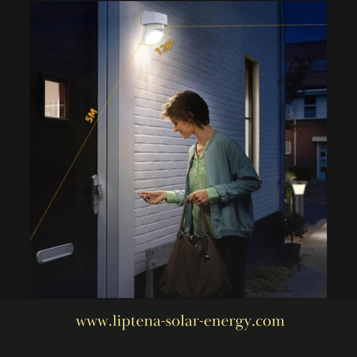 Lampe de sécurité solaire à LED