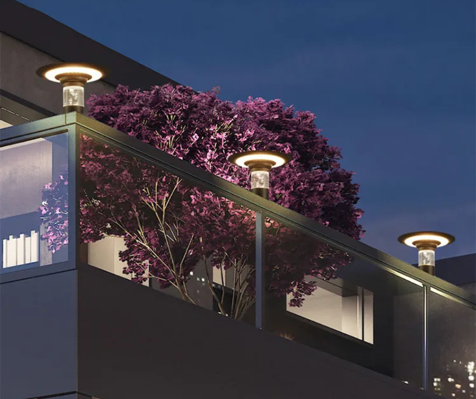 Lampe de Colonne LED Solaire