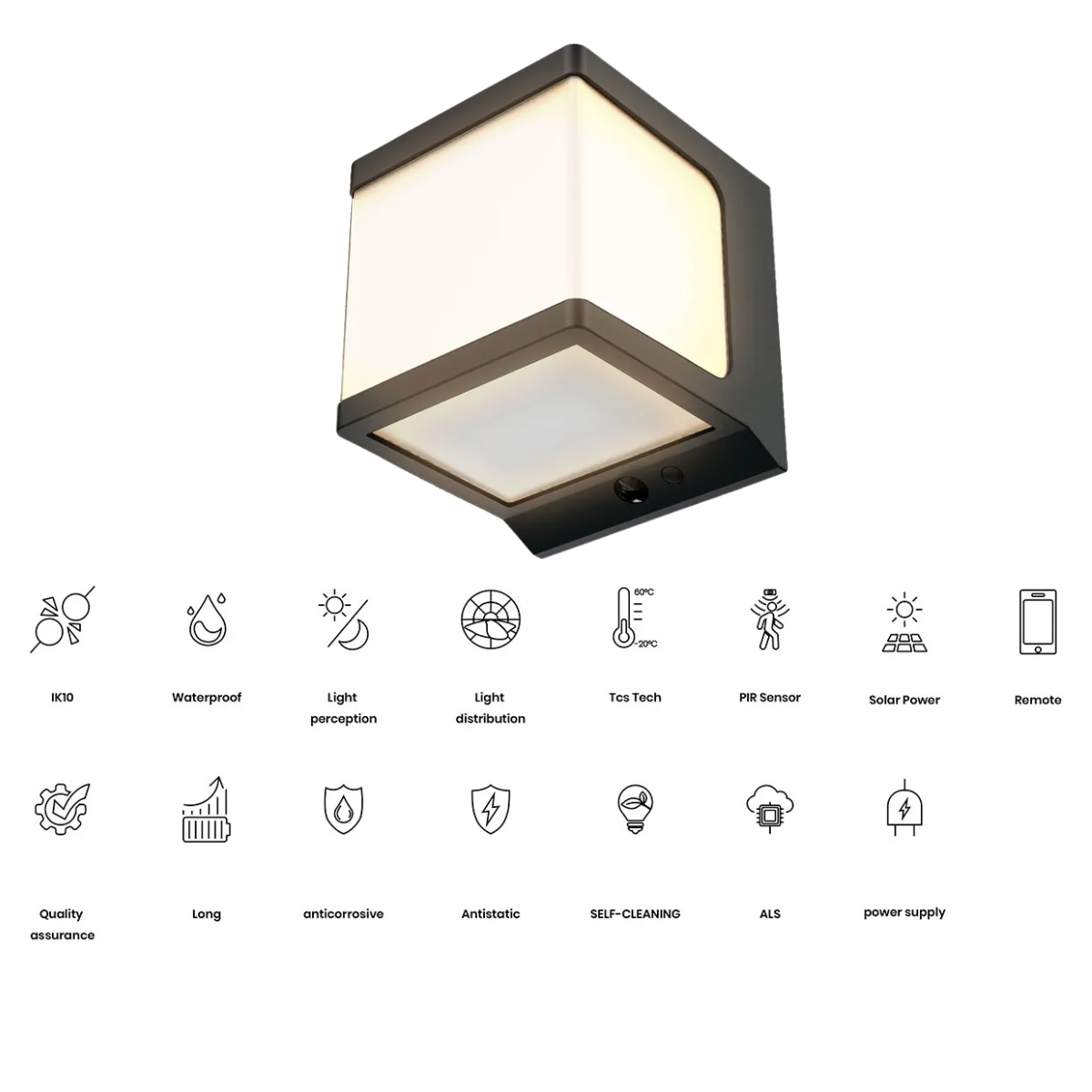 Solar Movable Wall Light