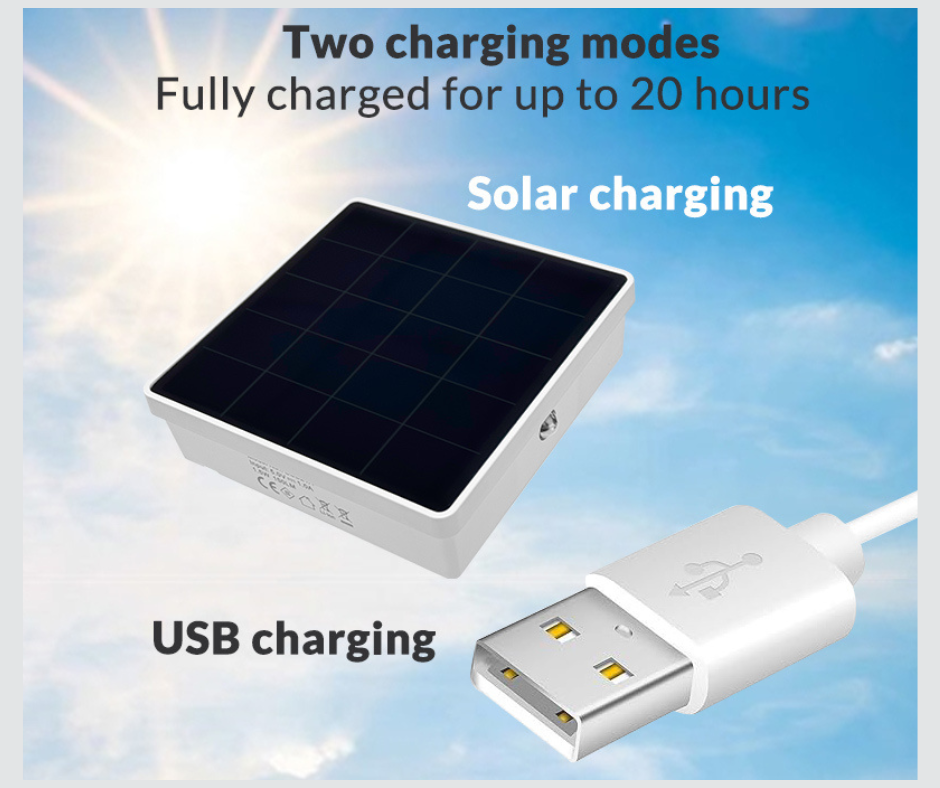 Linterna solar LED Laerdal