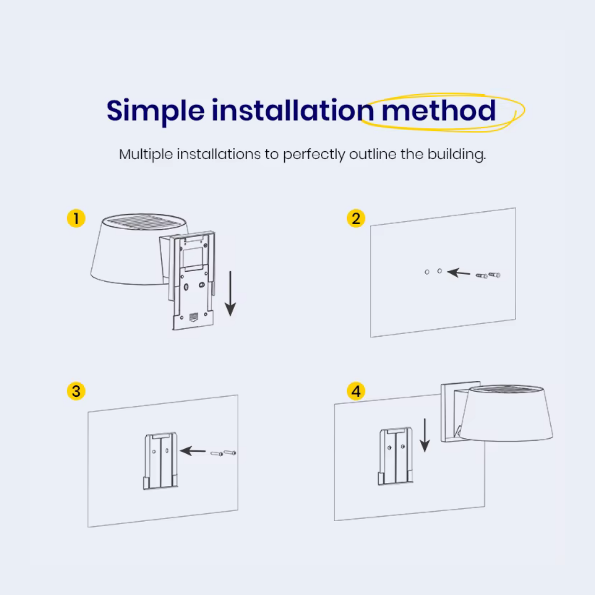 Solar LED Wall Light