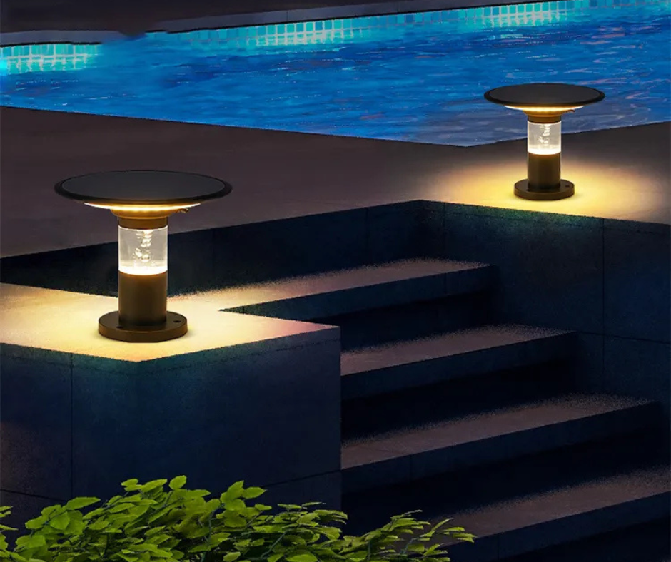 Lampe de Colonne LED Solaire