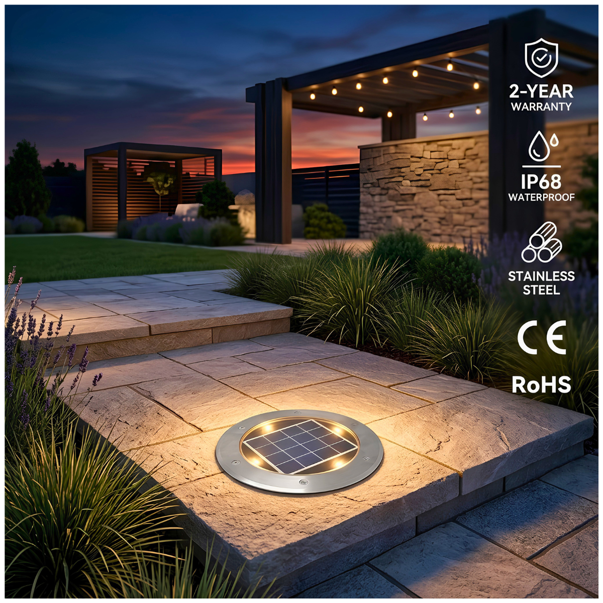 Solar LED In-Ground Light