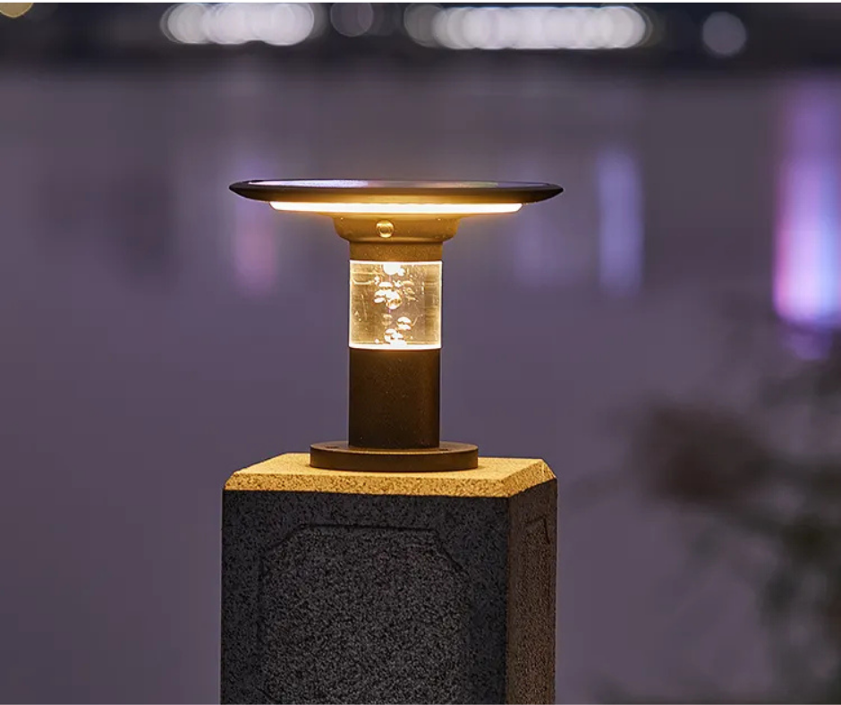 Lampe de Colonne LED Solaire