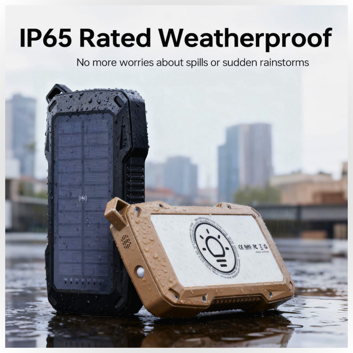 Solar USB Power Bank 50000mAh
