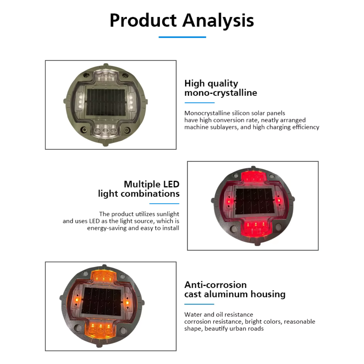 Solar Road Stud Light
