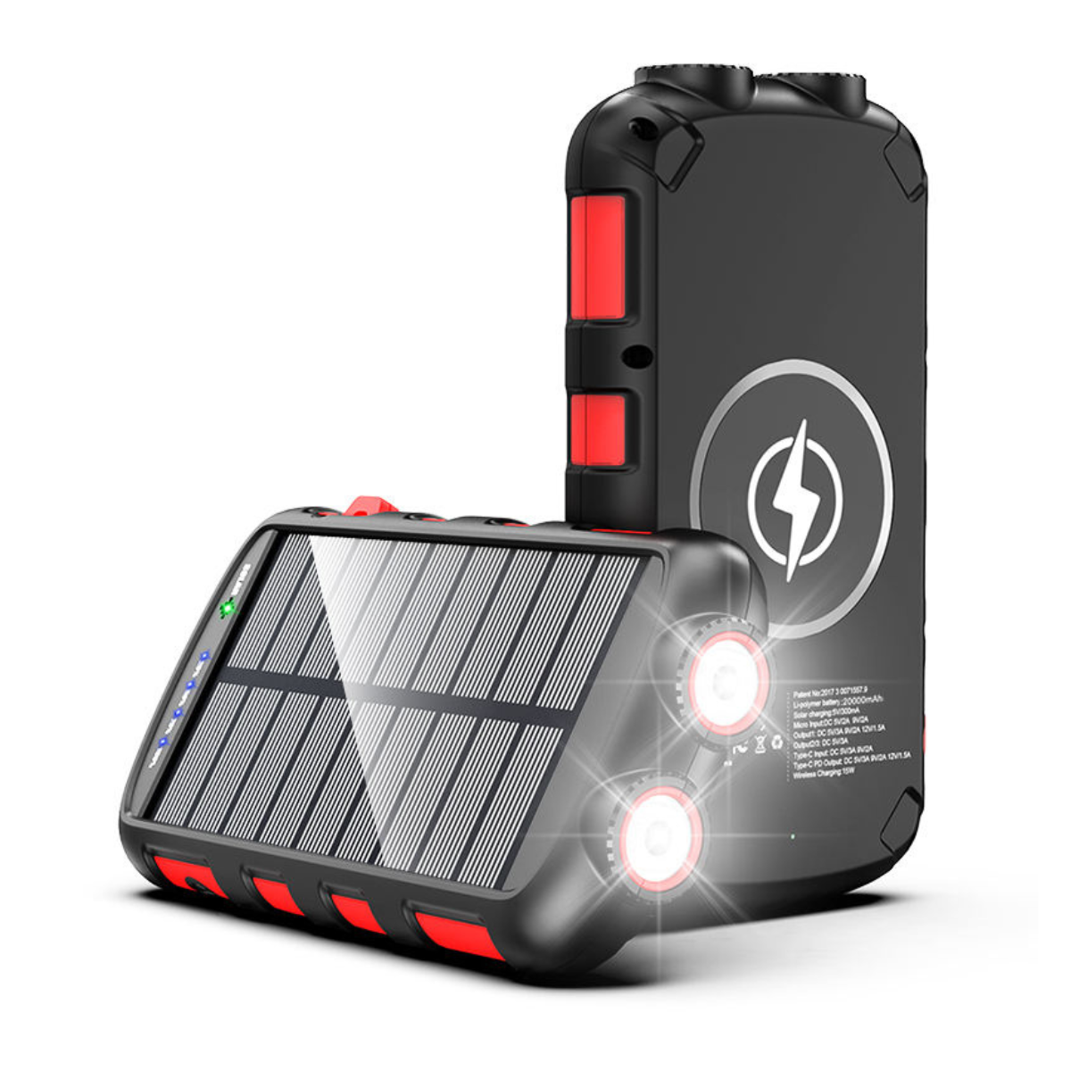ES965S  Solar USB Power Bank 20000mAh