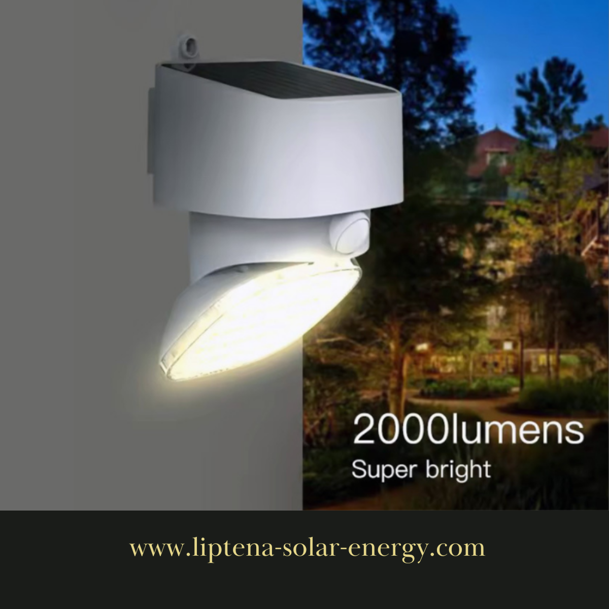 Lampe de sécurité solaire à LED