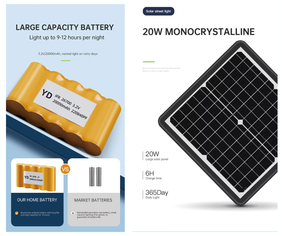 Solar LED Fence Light