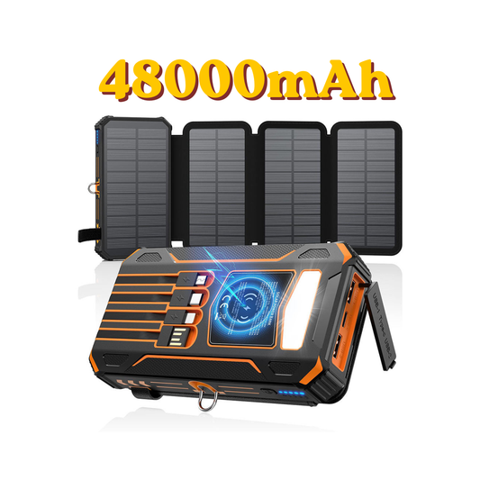 Solar USB Power Bank 48000mAh