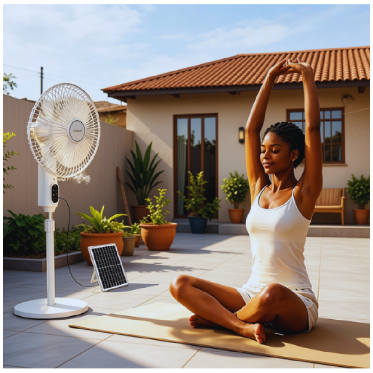 Multifunction Solar Fan