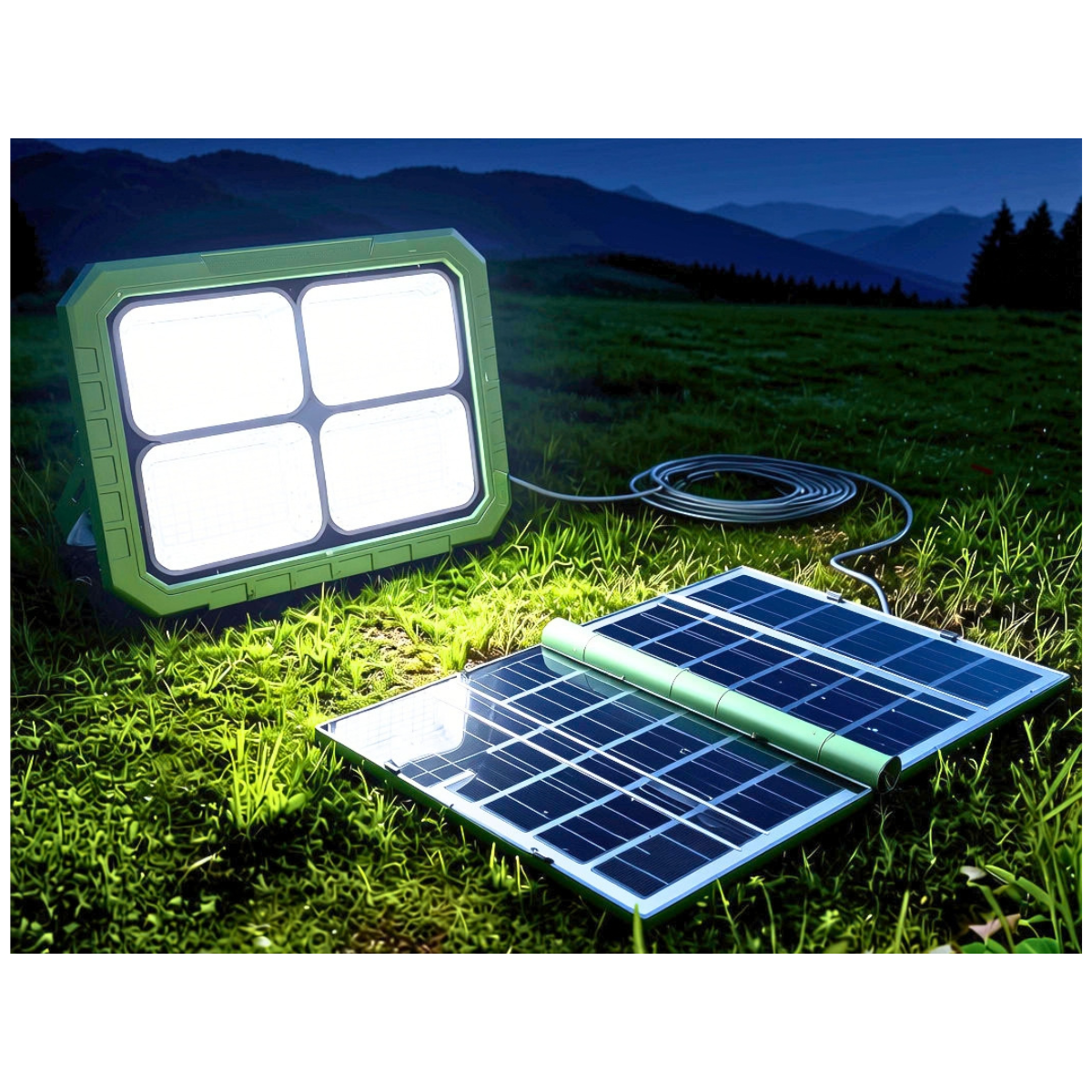 Solar floodlight with  Power Bank Function
