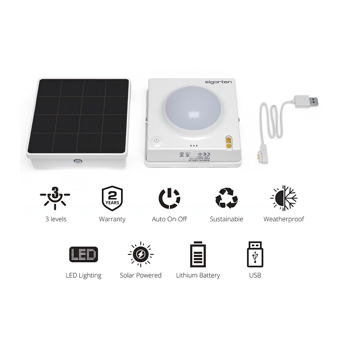 Spenser Lámpara Solar LED