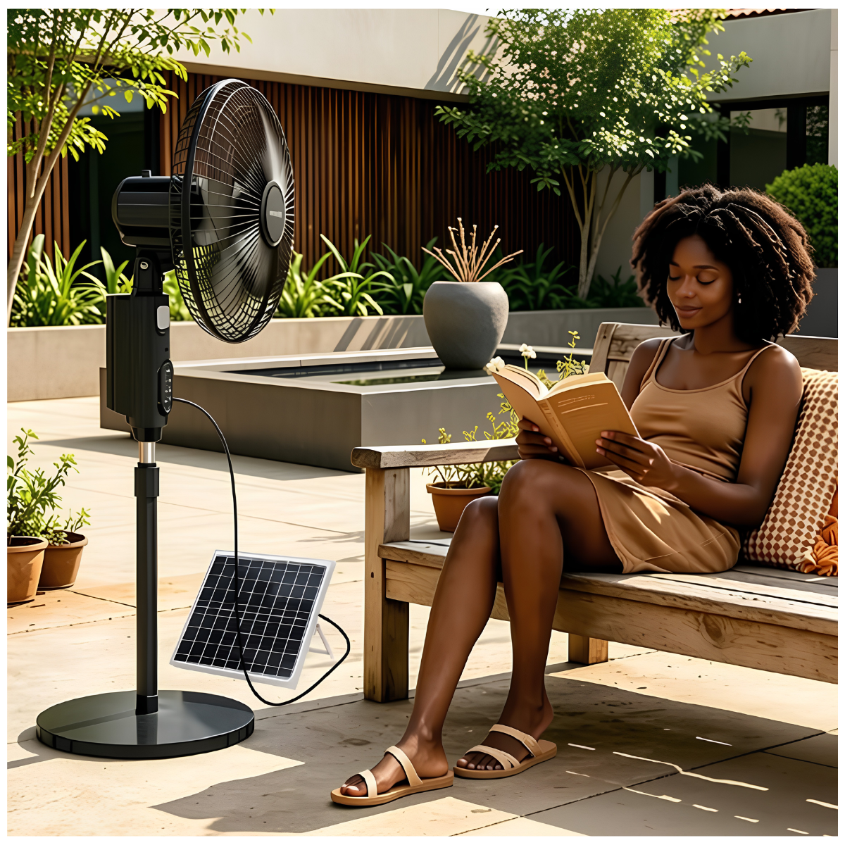 Multifunction Solar Fan