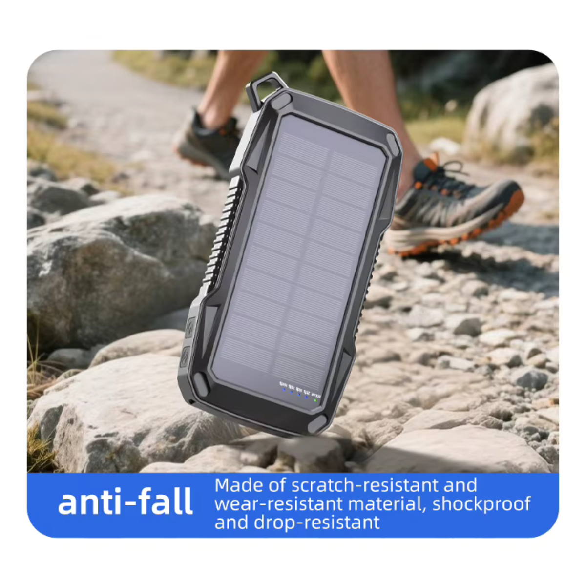 Solar USB Power Bank 50000mAh