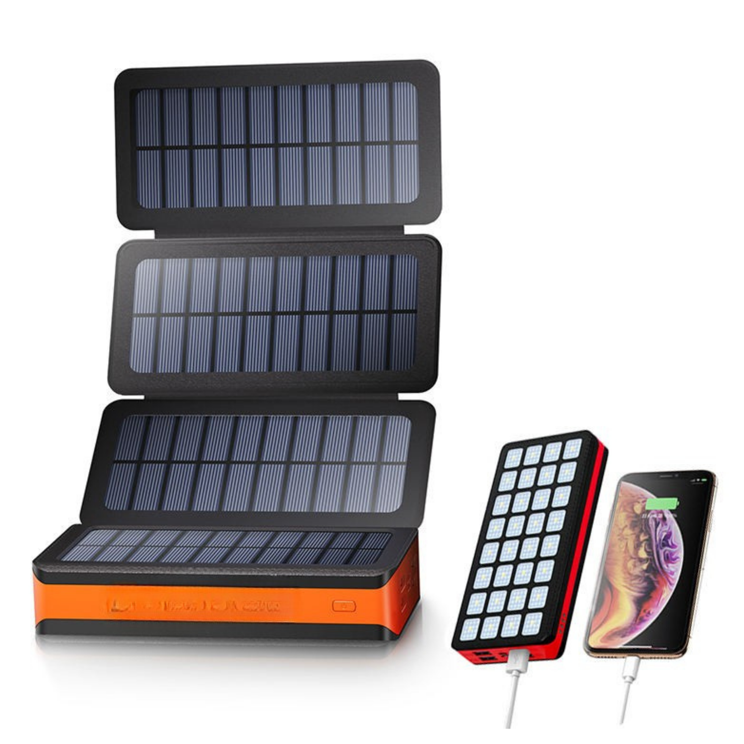 Banco de Energía USB Solar 30000mAh