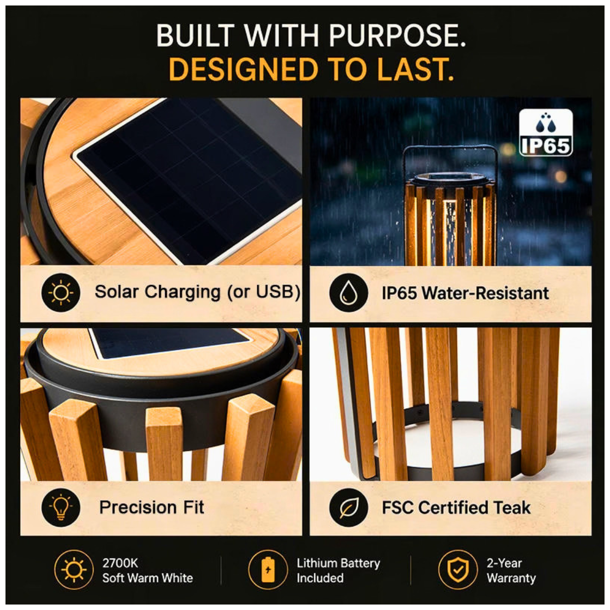 Lámpara Solar USB Tilda
