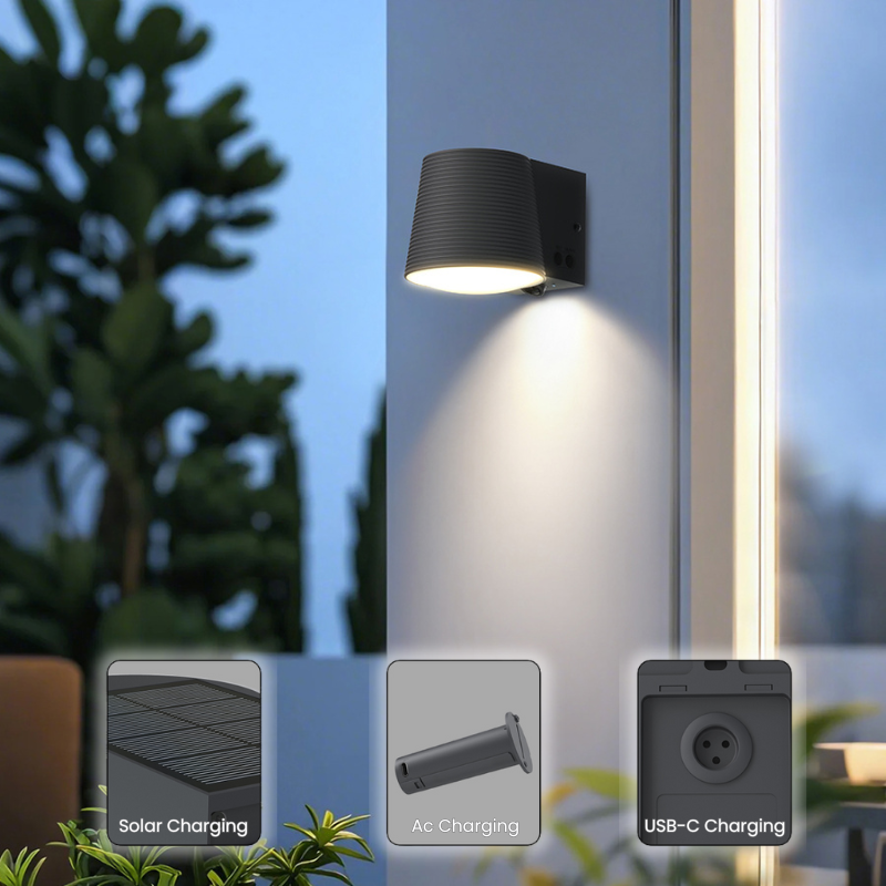3-IN-1 Garden/Wall Light