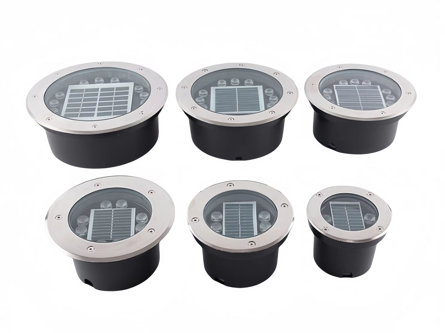 Lampe LED solaire encastrée