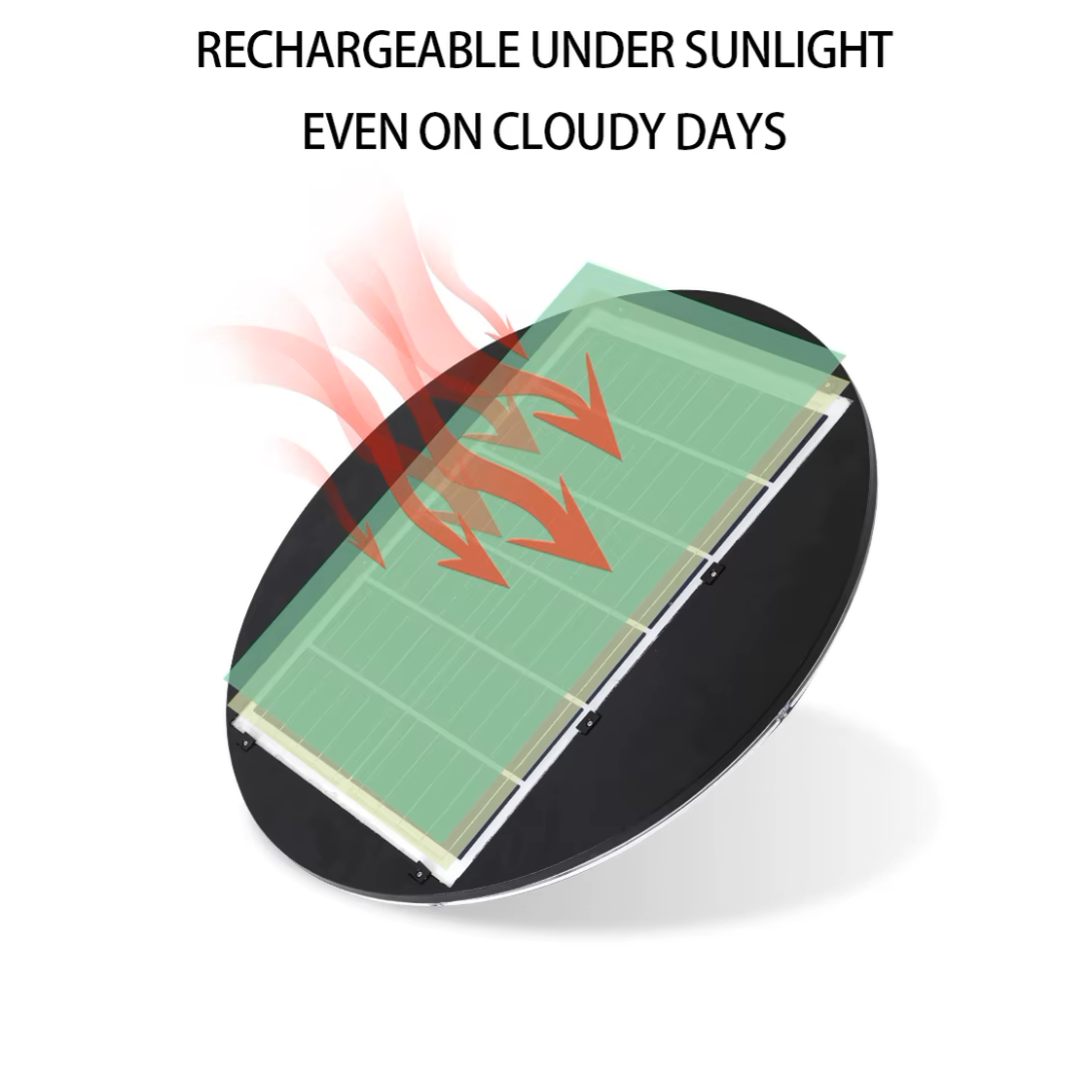 Réverbère LED Solaire 800W
