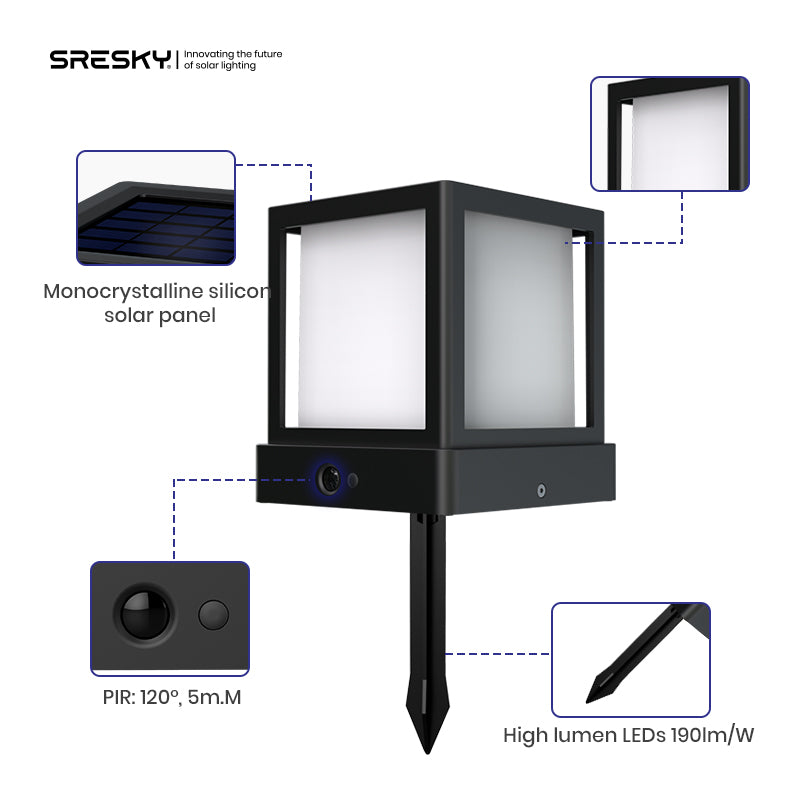 Multipurpose LED solar lamp