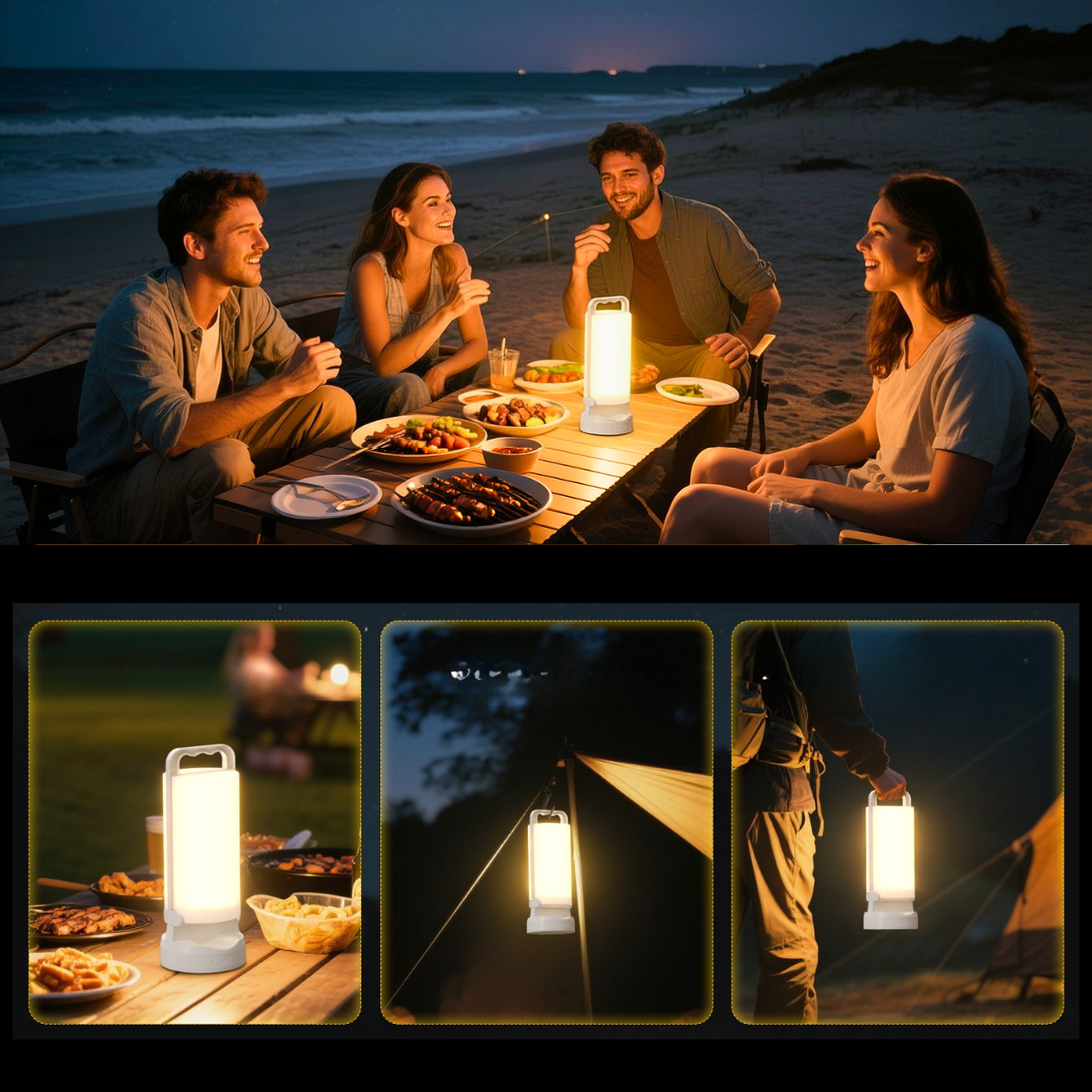 8000mAh Solar LED Lantern