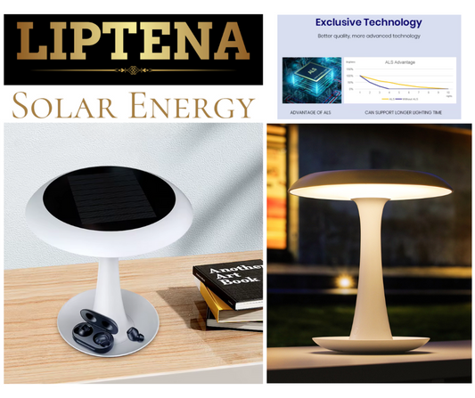 Lampe de Table LED Solaire USB