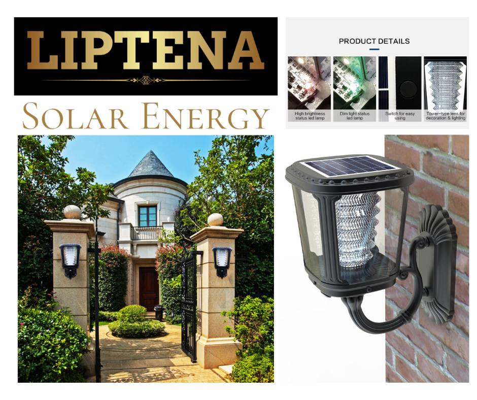 Applique murale solaire à LED 