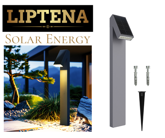 Solar Lawn Bollard Light