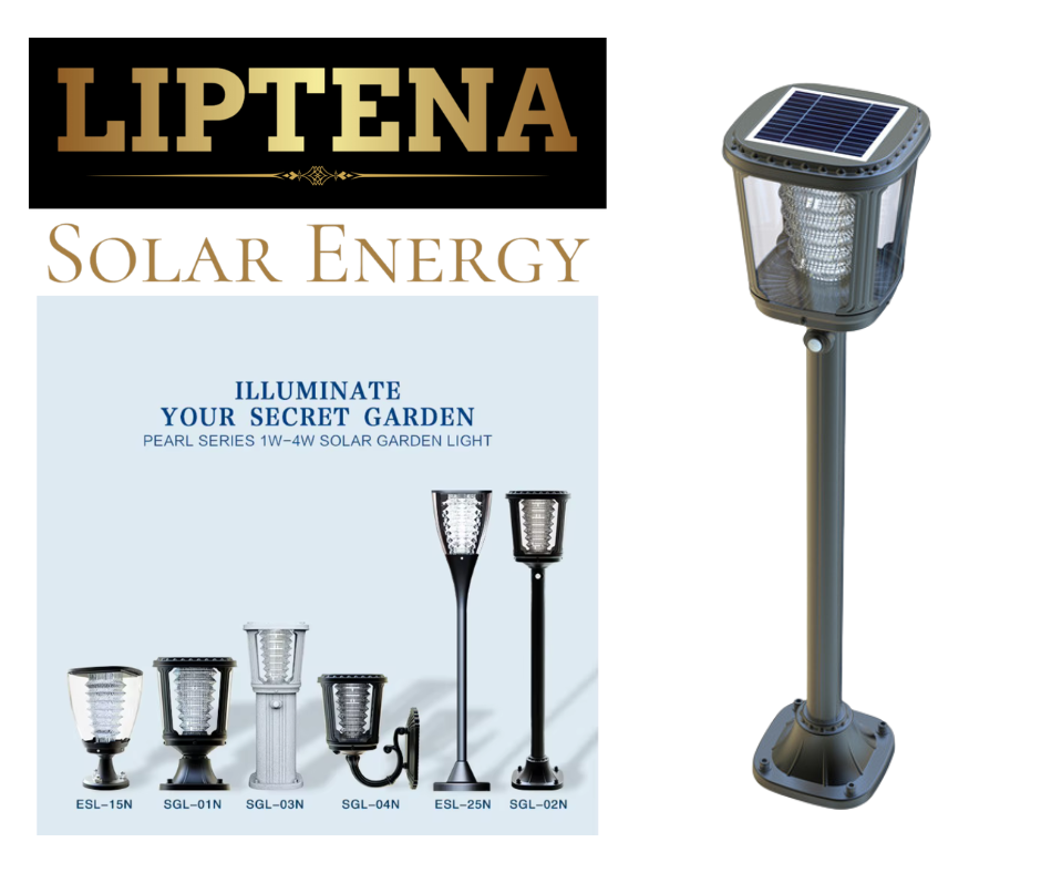 Lámpara solar LED de jardín