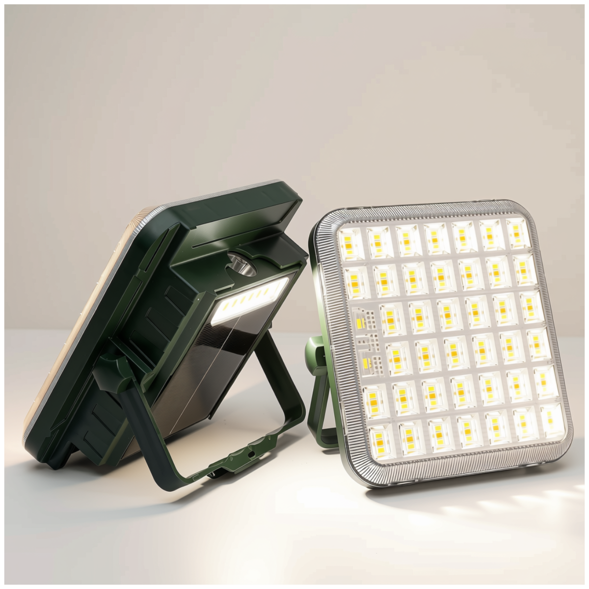 Solar Floodlight With Power Bank