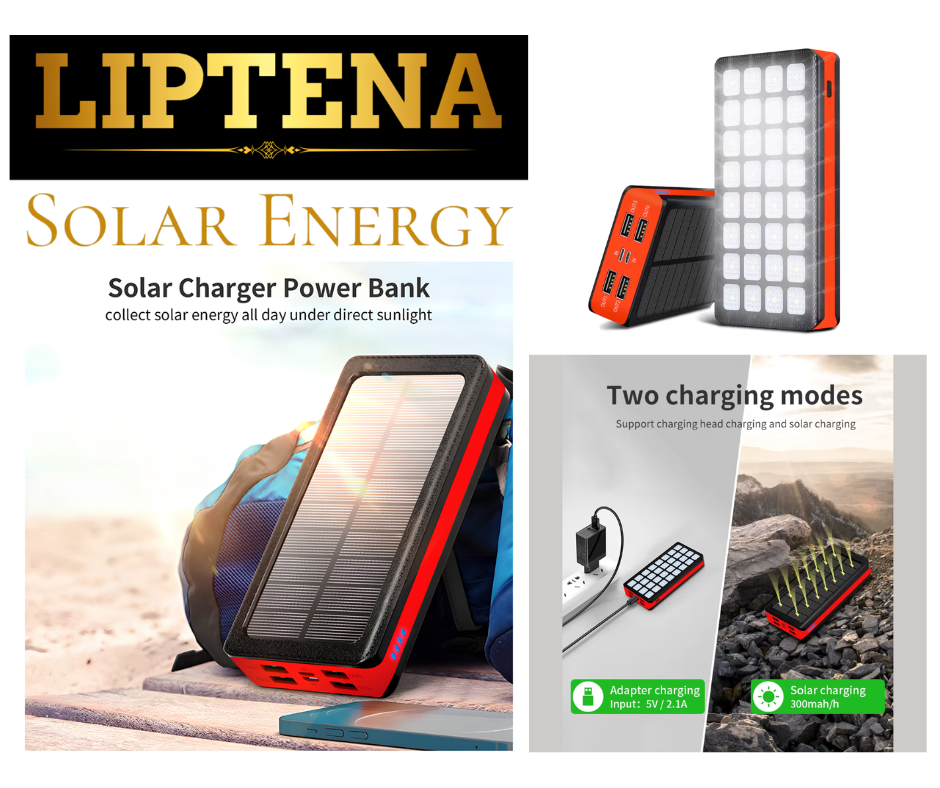 Chargeur solaire portatif 20000–50000mAh IP66