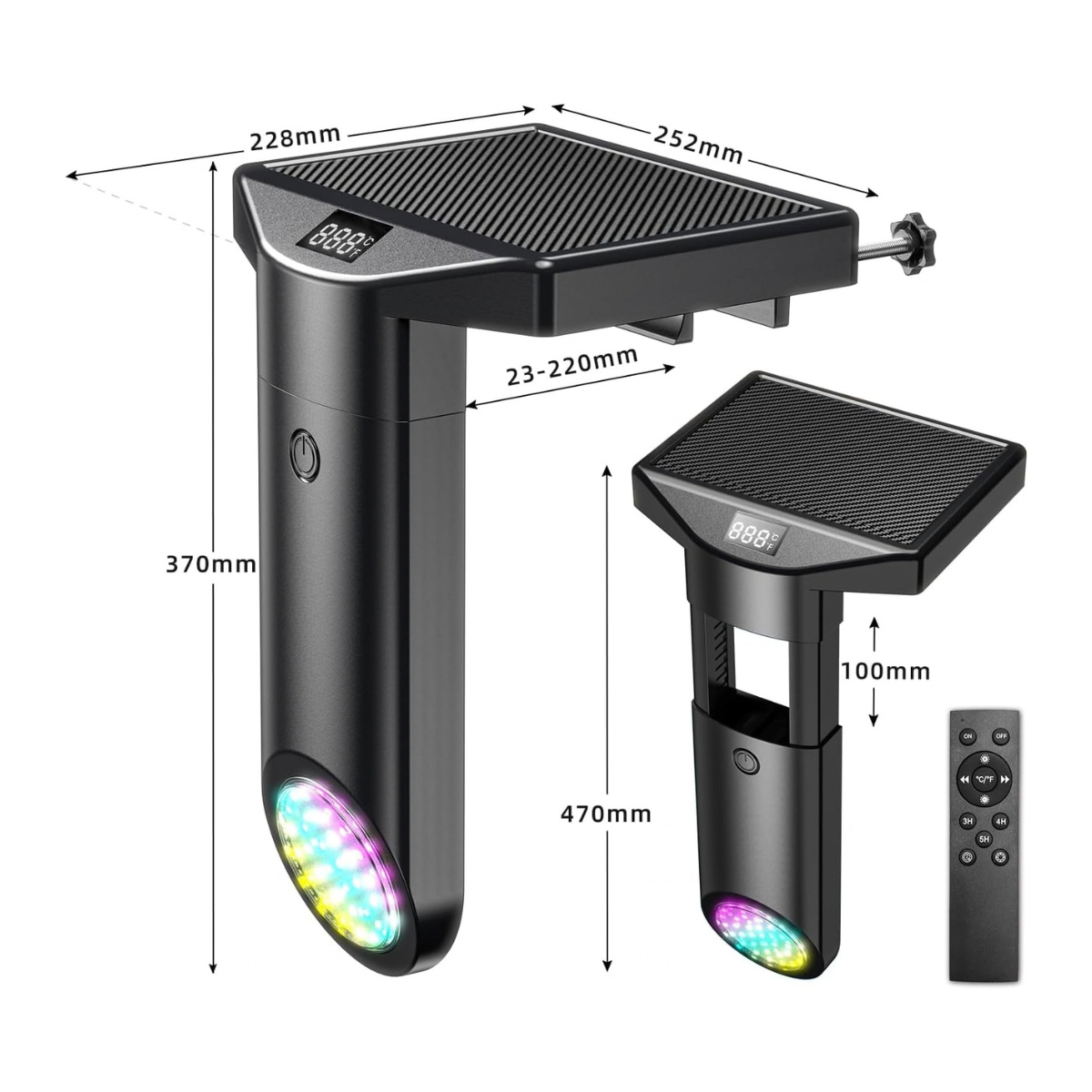 Solar RGB Pool Light
