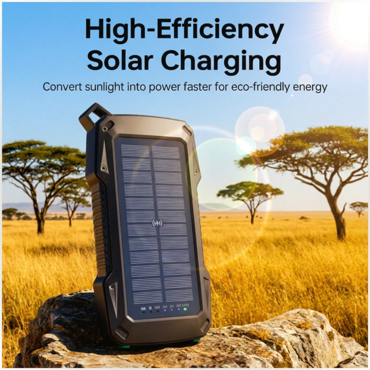 Solar USB Power Bank 50000mAh