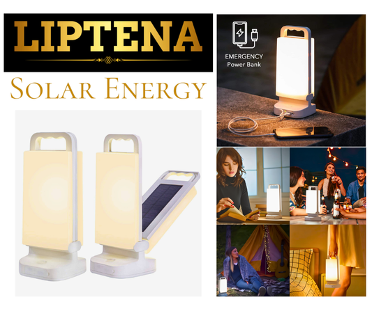 Linterna LED solar de 8000mAh