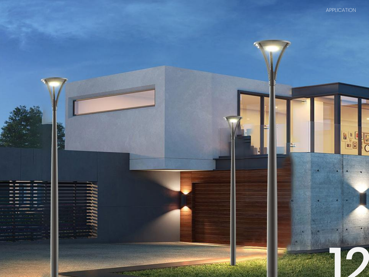Landscape solar streetlamp